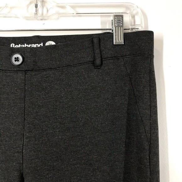 Betabrand Charcoal Gray Women Size Medium Long Pull On Bootcut Yoga Career Pants - Picture 4 of 9
